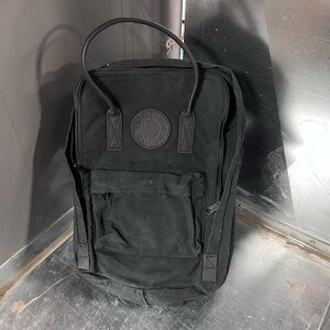 Fjallraven Kanken No. 2 Backpack Laptop Bag 15 Leather G-1000 Black 23568